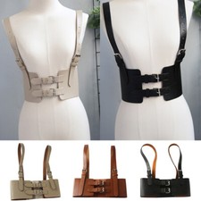 Corsetto Regolabile Da Donna Con Cintura Sottoseno In Pelle Pu ☆