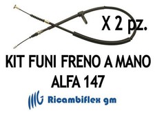 KIT 2 FUNI FUNE FRENO A MANO