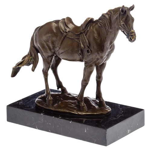 Cavallo scultura bronzo - cavallo, in