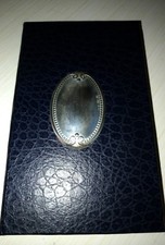 RUBRICA AGENDA TELEFONICA LUSSO ARTIGIANALE IN ARGENTO 925  TASCABILE