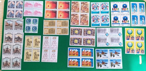 Lotto 104 francobolli italia - francobolli,