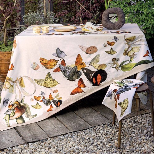 Rectangular cotton tablecloth