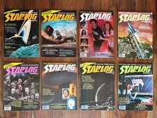Lot Of 8 Vtg STARLOG MAGAZINE