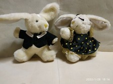 PELUCHE coppia di CONIGLIETTi