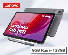 Lenovo Tab M11 8+128GB WiFi 10.95" Luna Grey + Penna garanzia italia