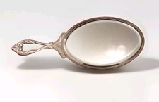 Specchio Da Toeletta Argento 800 Antico NUOVO IN SCATOLA ORIGINALE 