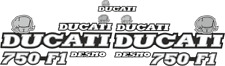 Ducati 750 F1 Replica DECALS