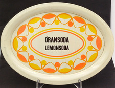 ORANSODA LEMONSODA C.BUTI VASSOIO PUBBLICITARIO ANNI '60 - CENTIMETRI 32