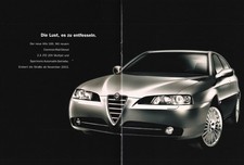 ALFA ROMEO 166, depliant di