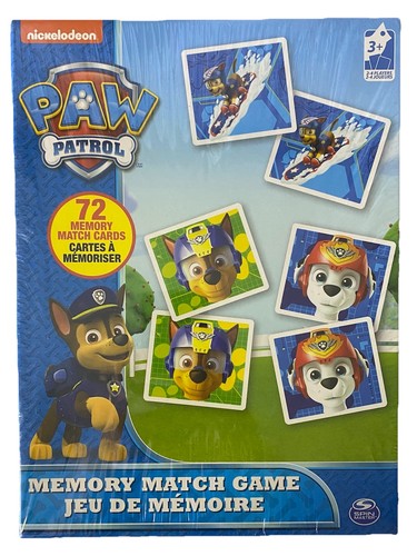 Paw patrol memory match - paw, game