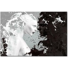 QUADRO MODERNO 100X70 cm BACIO