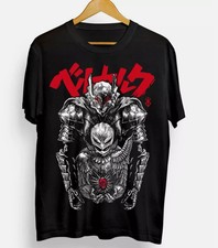 T-shirt Anime Berserk Manga Strip Guts Berserker nera taglia S - 5XL #1