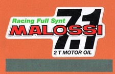 Adesivo Sticker Vintage Auto Moto Tuning Autocollant Aufkleber MALOSSI Motor Oil