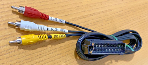 Cavo video scart rca - video,