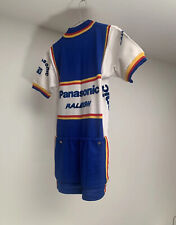 Panasonic Raleigh Maglia Ciclista Tg M Vintage 80s da Collezione Made In Italy