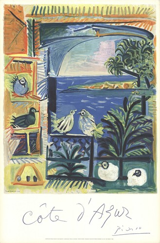 Pablo picasso cote - pablo, d'azur