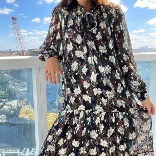 Abito donna lungo - zara, collo