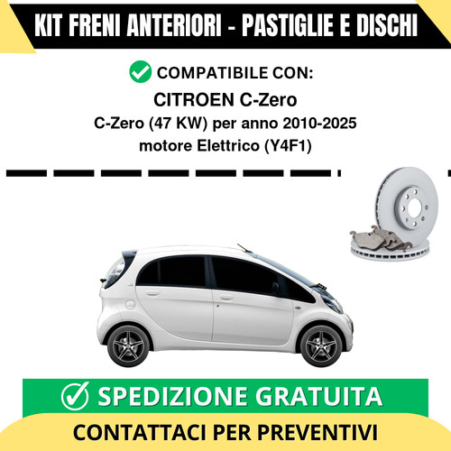Kit freni anteriori citroen - freni,