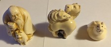 3 statuine Netsuke