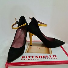 Décolleté nero scamosciato