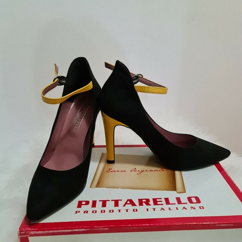 Décolleté nero scamosciato