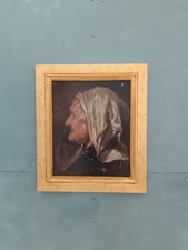 Ritratto anziana olio - anziana,,