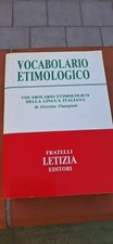 vocabolario etimologico f.lli. letizia editori ll ed. 1988