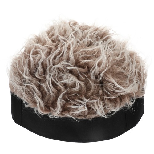 Cappello con capelli finti - ,