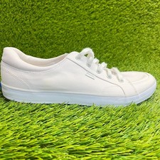 Scarpe sneakers casual sportive bianche Keds Center II in tela da donna taglia 9,5