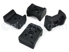 Gommini Sotto Sedili Con Anima In Metallo - Fiat 500, 600 e Bianchina Epoca