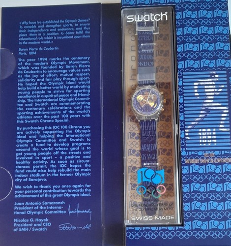 Swatch chrono 1894 1994 - chrono, i