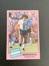 MARADONA ARGENTINA FIGURINA CALCIATORI PANINI 1985-86 N°332 NEW DA BUSTINA