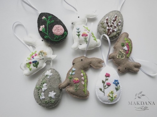 Handmade felt easter spring - handmade, easter,