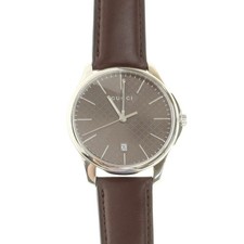 Orologio Gucci usato G Timeless argento x marrone scuro unisex