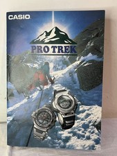 CASIO PRO TREK EX CATALOGO BROCHURE DEPLIANT OROLOGI OROLOGIO