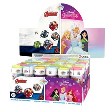 GIOCO BOLLE PRINCIPESSE/AVENGERS 60 ML ESPOSITORE 36 PZ