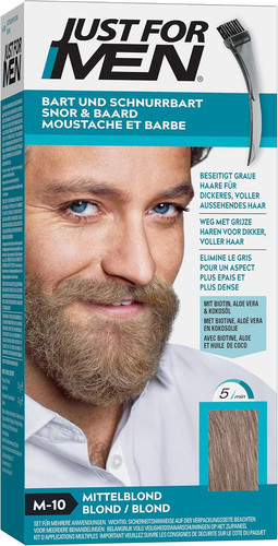 Baffi barba biondo medio - baffi,