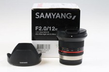 Samyang 12 mm f/2,0 NCS CS per Fujifilm X: nero - numero SN: 117F0376