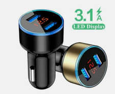 PRESA USB per presa accendisigari per auto con caricatore USB 12V con luce a LED