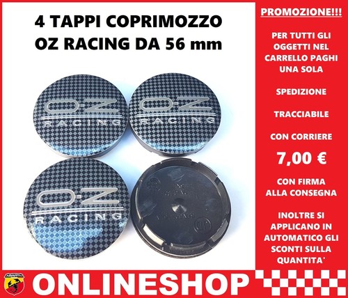 Tappi coprimozzo racing - coprimozzo, oz