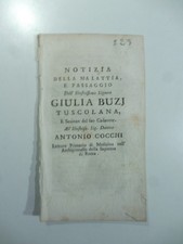 Anfossi, Notizia della