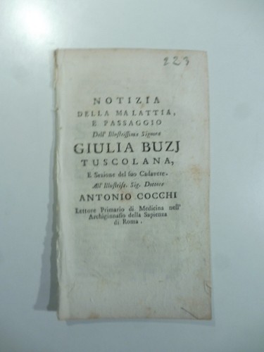 Anfossi notizia della - anfossi,,