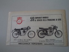 advertising Pubblicità 1970 MOTO MV AGUSTA GTL S 125 - 250 BICILINDRICA