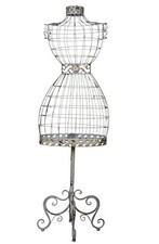 Statua in metallo bambola sartoriale busto sartoriale busto di donna bianco manichino