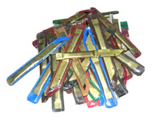 LOTTO STOCK COLTELLO TRINCETTO PUNTERUOLO DA PELLETTERIA CUOIO PELLE 30 PEZZI