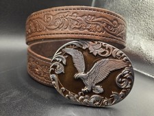Cintura Western Eagle fibbia