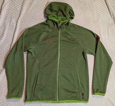 MAMMUT Verde Uomo Aconcagua ML Giacca Pile Felpa con Cappuccio Taglia Large