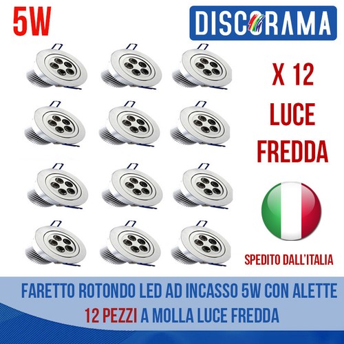Faretto rotondo led incasso - rotondo, ad