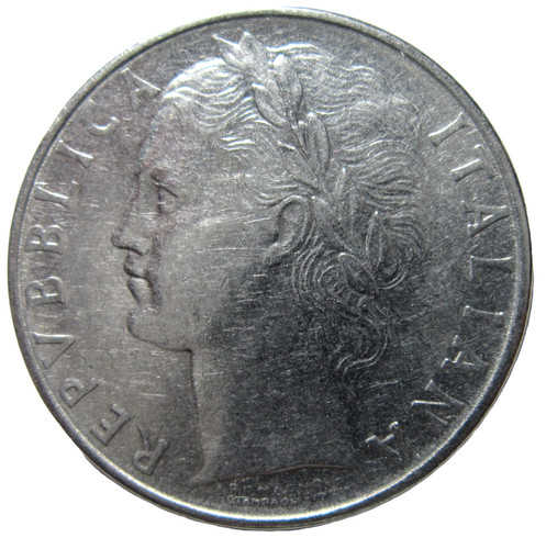 Italy 100 lire 1958 - italy,, lire,