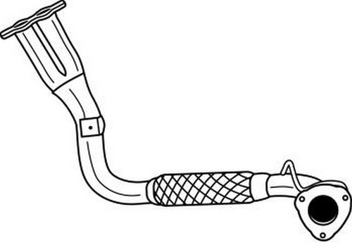 Tubo gas scarico per - cv,